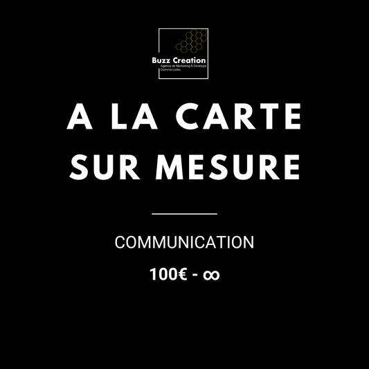 Stratégies de communication à la carte